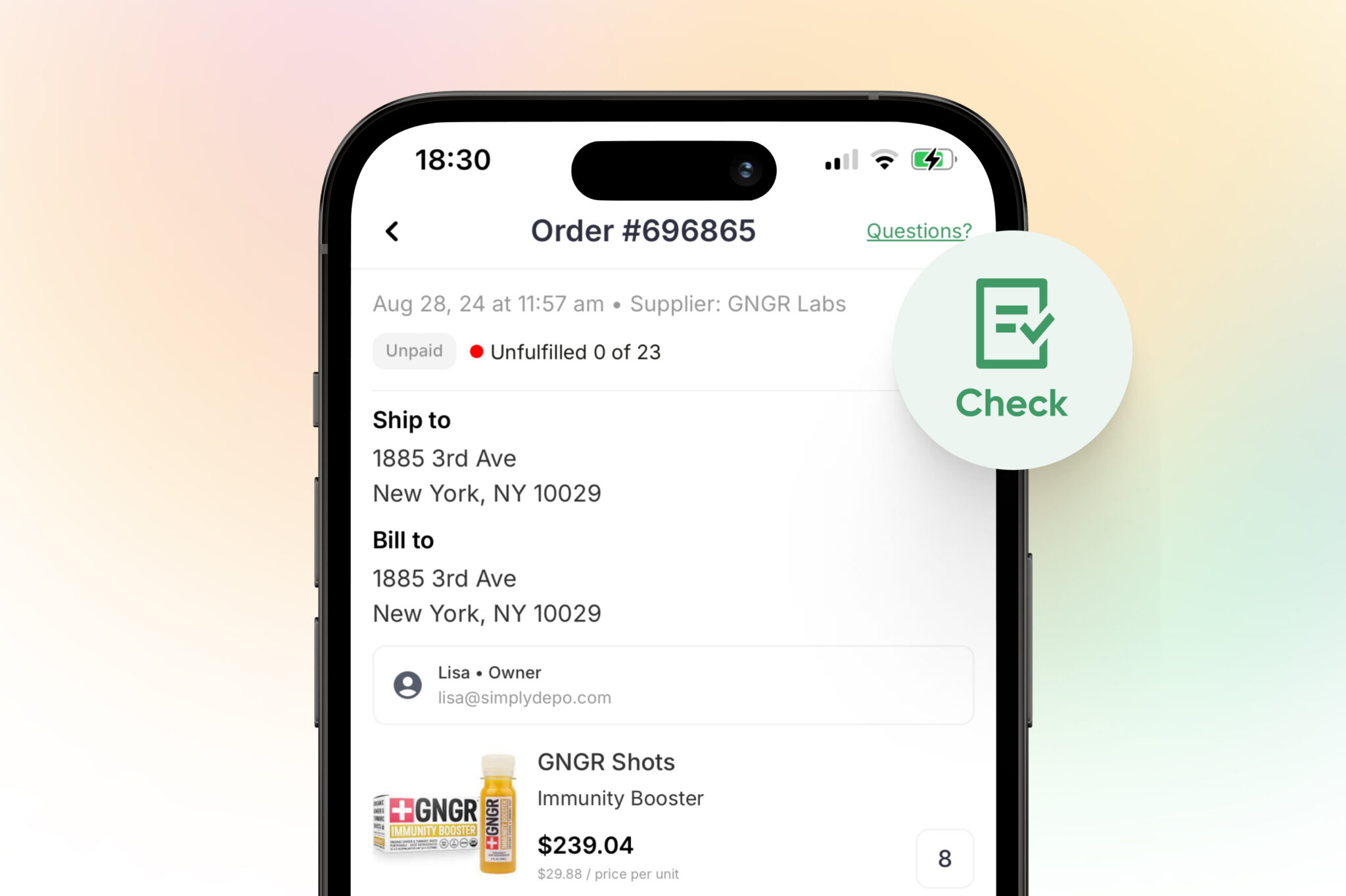 Quick reordering on mobile storefront