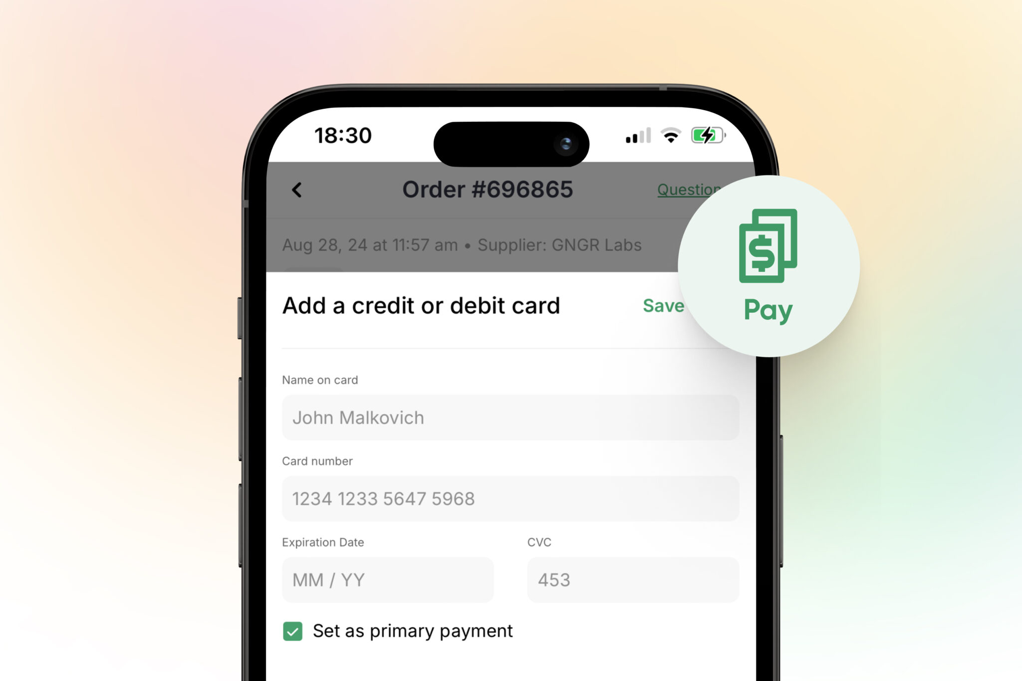 Mobile Storefront checkout