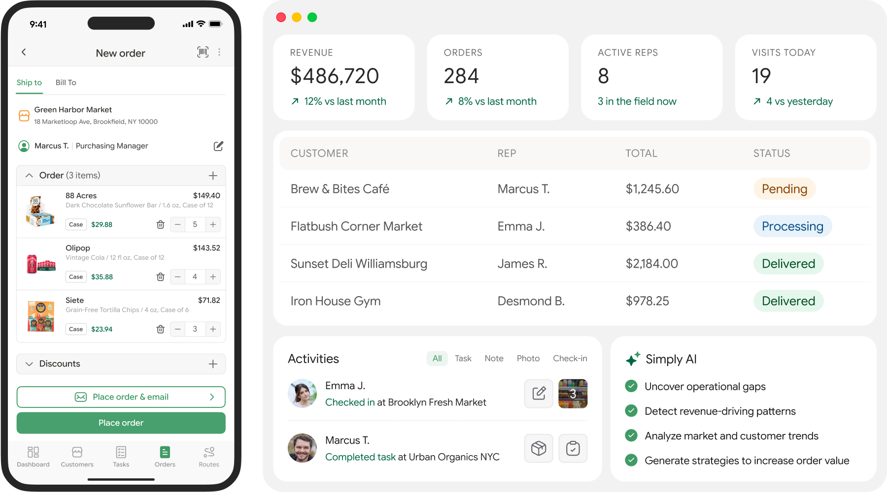 bMobile alternative field sales workflow